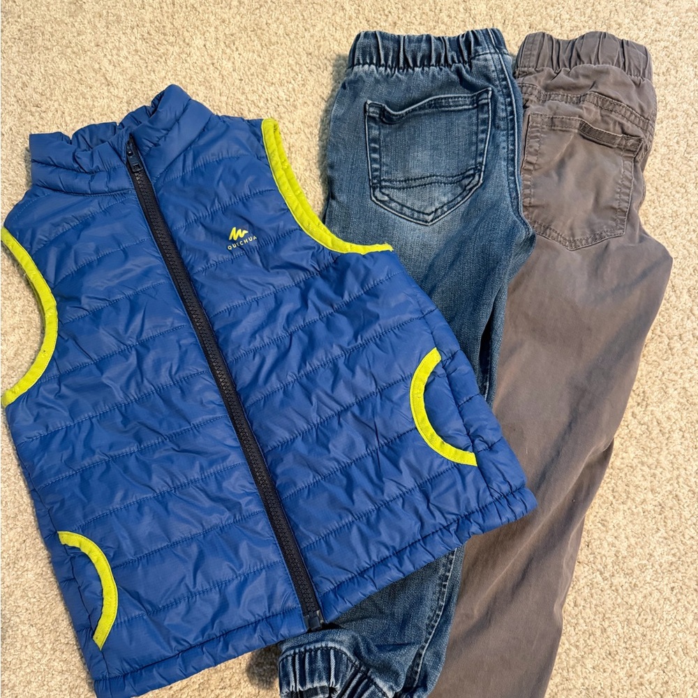 4T/5T Pants and Vest Bundle